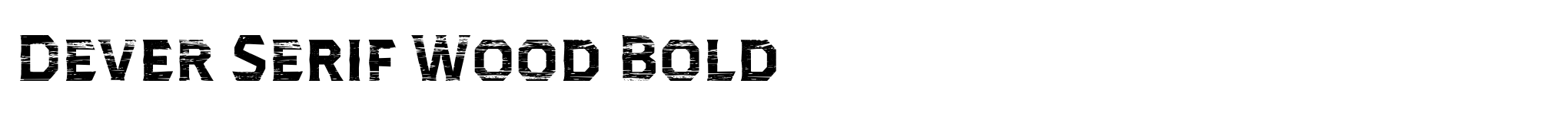 Dever Serif Wood Bold image